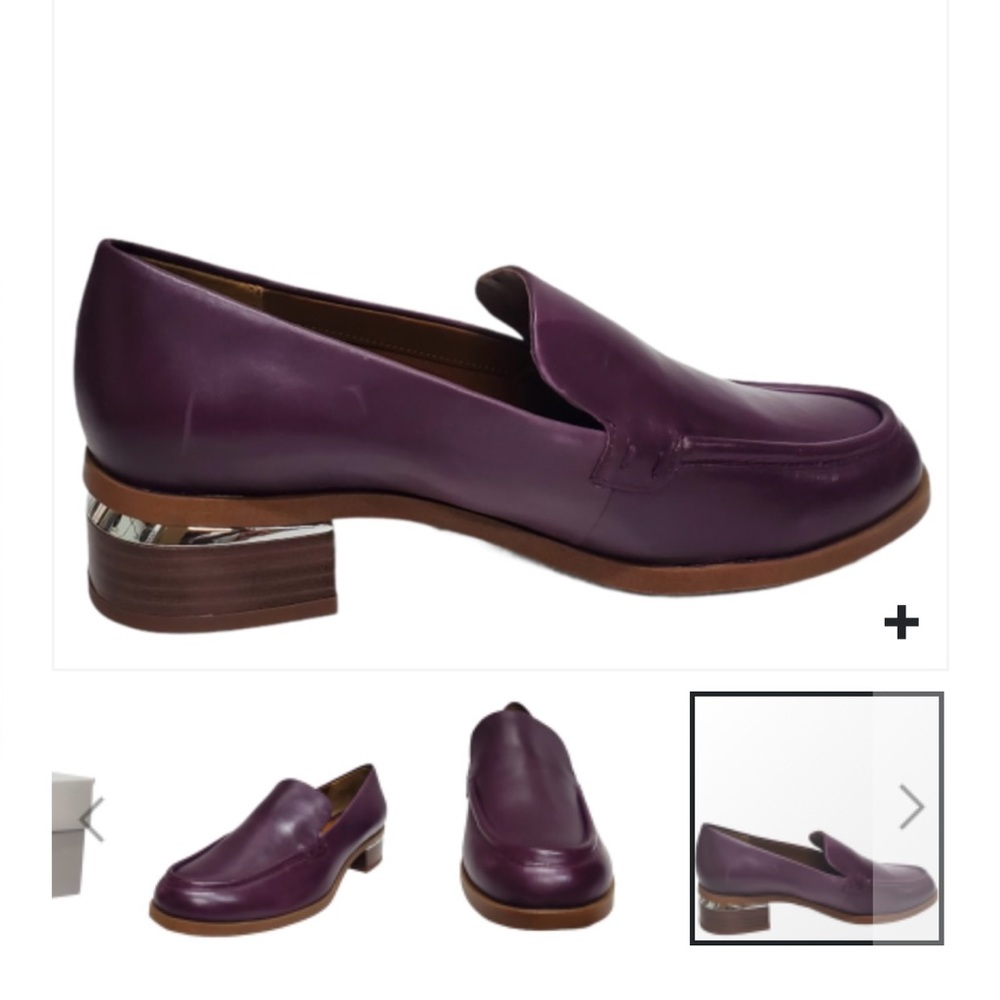 Franco Sarto size 9 purple loafer